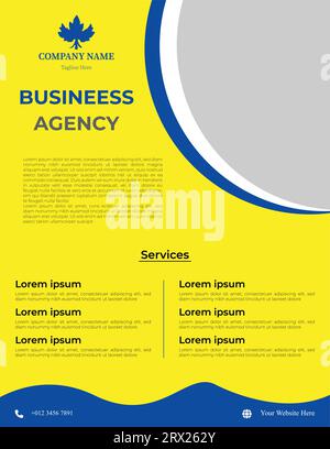 Flyer Design For Promotion Stock Vektor