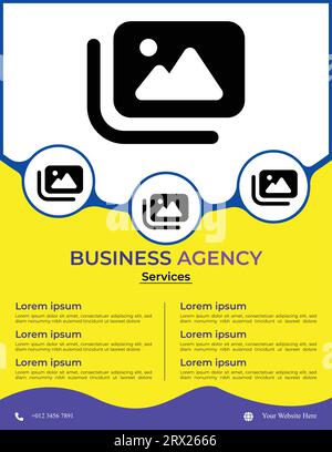 Flyer Design For Promotion Stock Vektor
