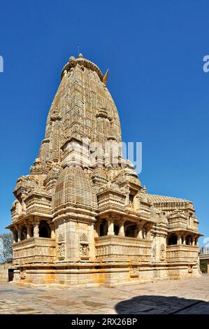 Hindu-Tempel Kumbha Shyam Tempel in Chittorgarh Fort State Rajasthan Indien Stockfoto