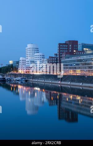 Medienhafen, Düsseldorf, Nordrhein-Westfalen, Deutschland, Europa Stockfoto