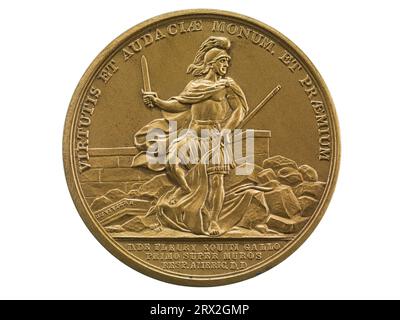 Medaille, Francois Louis Teissedre de Fleury am Stony Point, 1880, Vorderseite. NU*228171.0003. Stockfoto