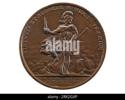 Medaille, Francois Louis Teissedre de Fleury am Stony Point, 1779, Vorderseite. NU*304867.0001. Stockfoto