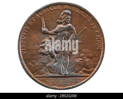 Medaille, Francois Louis Teissedre de Fleury am Stony Point, 1880, Vorderseite. NU*315107.001. Stockfoto