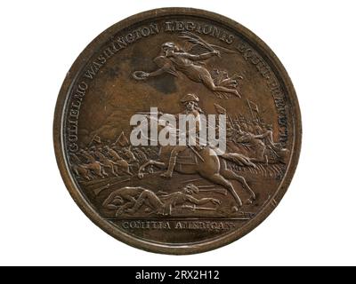 Medaille, William Washington im Cowpens, 1781, Vorderseite. NU*76.23.14. Stockfoto