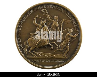 Medal, John Eager Howard at the Cowpens, 1781, Vorderseite. NU*259588.0007. Stockfoto