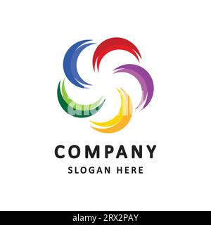 Firmenlogo im Vektorisierungsformat Stock Vektor