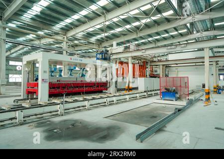 New Building Materials Lightweight Partition Panel Produktionslinie, Nordchina Stockfoto
