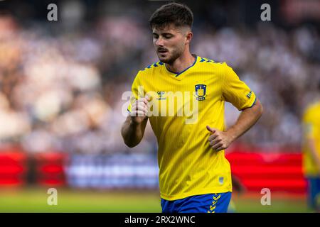 Aarhus, Dänemark. September 2023. Marko Divkovic (24) von Broendby, WENN er während des 3F Superliga-Spiels zwischen Aarhus GF und Broendby IF im Ceres Park in Aarhus gesehen wurde. (Foto: Gonzales Photo - Teis Markfoged). Stockfoto