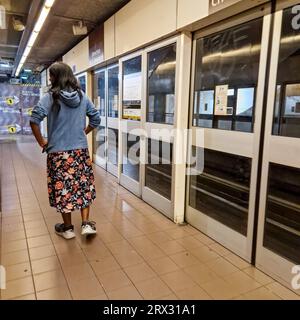 Underground, Lille, Hauts-de-France, Frankreich Stockfoto