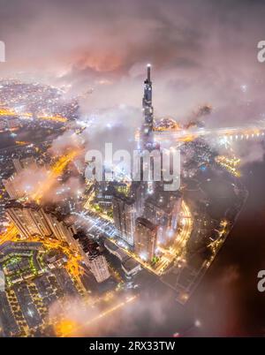 Landmark 81, das höchste Gebäude in Vietnam, Ho-Chi-Minh-Stadt, Vietnam, Indochina, Südostasien, Asien Stockfoto