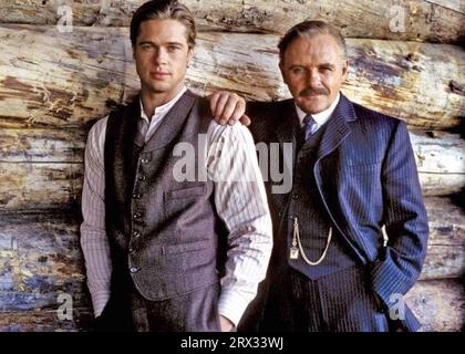 LEGENDEN DES HERBSTES 1994 Sony Pictures veröffentlicht Film mit Brad Pitt links und Anthony Hopkins Stockfoto