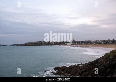 Frankreich, Bretagne, Januar 2022. Illustrationsfotografie des täglichen Lebens in der Bretagne. Foto von Martin Bertrand. Frankreich, Bretagne, Janvier 2022. Phog Stockfoto