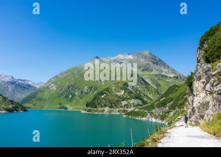 Malta: Stausee Kölnbrein der Kraftwerke Maltakraftwerke im Nationalpark hohe Tauern, Kärnten, Kärnten, Österreich Stockfoto