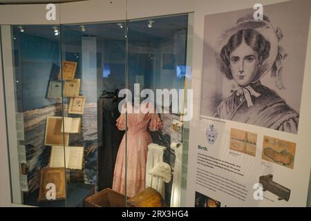 Bamburgh, England - 13. Juli 2023: The Grace Darling Museum, in Bamburgh, Northumberland Stockfoto