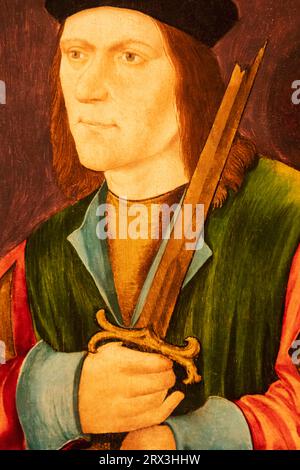 England, London, Portrait of King Richard III. (1452–85) von einem unbekannten Künstler um 1540 Stockfoto