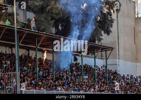 Gaza, Gaza, Palästina. September 2023. Beach Services Team Audience (Bild: © Saher Alghorra/ZUMA Press Wire) NUR REDAKTIONELLE VERWENDUNG! Nicht für kommerzielle ZWECKE! Stockfoto