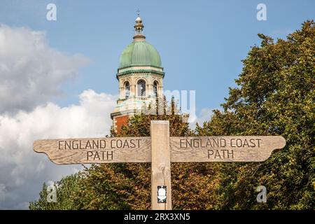 Netley Chapel, auf dem Gelände des ehemaligen Royal Victoria Hospital Netley Country Park, Hampshire, England, Stockfoto