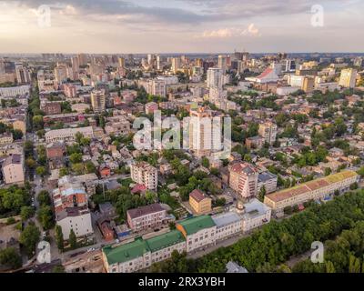 Der Panoramablick auf die Stadt Rostow-on-Don im Süden Russlands Stockfoto