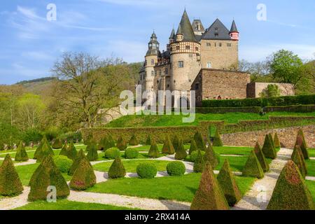 Schloss Bürresheim, Eifel, Rheinland-Pfalz, Mosel, Deutschland Stockfoto