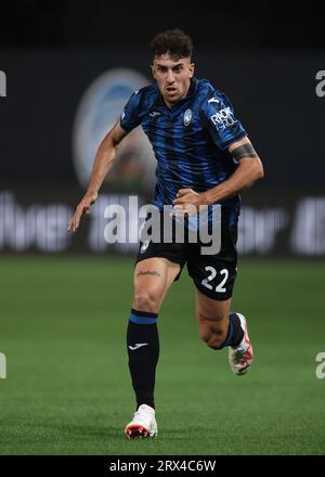 Bergamo, Italien. September 2023. Matteo Ruggieri aus Atalanta während des UEFA Champions League-Spiels im Stadio Di Bergamo, Bergamo. Auf dem Bild sollte stehen: Jonathan Moscrop/Sportimage Credit: Sportimage Ltd/Alamy Live News Stockfoto