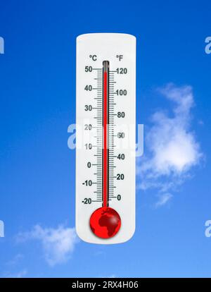 Klimawandel, konzeptionelle Illustration Stockfoto