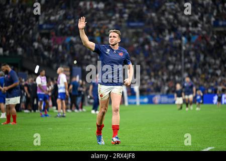 Paris, Frankreich. September 2023. Anthony Jelonch während des Rugby union World Cup RWC 2023 fand am 21. September 2023 Ein Spiel zwischen Frankreich und Namibia im Stade Velodrome in Marseille statt. Quelle: Victor Joly/Alamy Live News Stockfoto