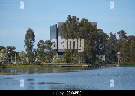 Shepparton Victoria Australien 23. September 2023 das Sepparton Arts Museum, der Ausgangspunkt für Legacy Fackel Relay, Legacy feiert 100 Jahre Service bei der Unterstützung der Familien von Veteranen mit einem Fackel Relay Credit PjHickox/Alamy Live News Stockfoto