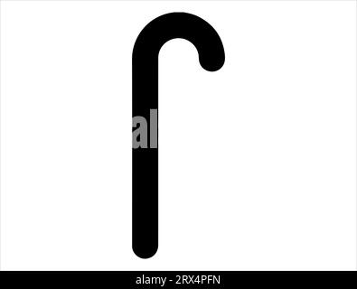 Zuckerrohr Silhouette Vektor Kunst weißer Hintergrund Stock Vektor