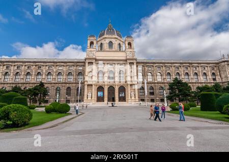 Wien, Österreich - 14. August 2010: Das Naturhistorische Museum Stockfoto