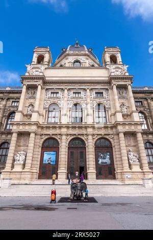 Wien, Österreich - 14. August 2010: Das Naturhistorische Museum Stockfoto