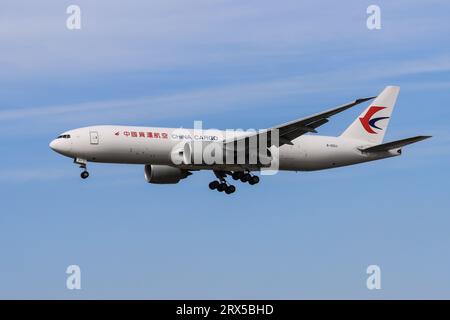 Flugzeuge vor der Landung Stockfoto