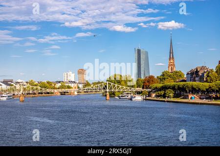 Stadtbummel durch die Mainmetropole Frankfurt am Main - Hessen - Deutschland Stockfoto