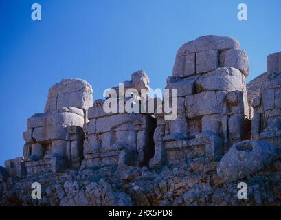 Nemrut Dagi Ostterrasse Türkei Stockfoto