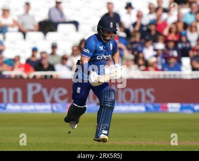 Der Engländer Ben Duckett spielt beim zweiten internationalen Spiel der Metro Bank One Day in Trent Bridge, Nottingham. Bilddatum: Samstag, 23. September 2023. Stockfoto