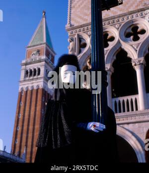 Der Karneval in Venedig dauert genau 10 Tage, beginnt am Wochenende vor dem normalen Karneval und endet am Aschermittwoch, Carnevale di Venezia Stockfoto