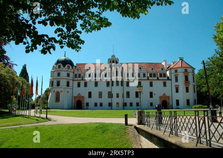 Herzogspalast, erbaut 1292, Celle, Niedersachsen, Deutschland, Guelph Castle Stockfoto