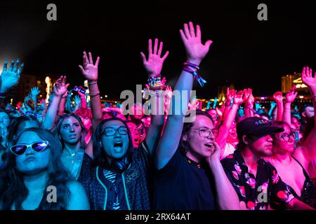 Las Vegas, NV, USA. September 2023. ***HAUSBERICHTERSTATTUNG*** Day 1 of Life is Beautiful Festival in Las vegas, NV am 22. September 2023. Kredit: Gdp Photos/Media Punch/Alamy Live News Stockfoto