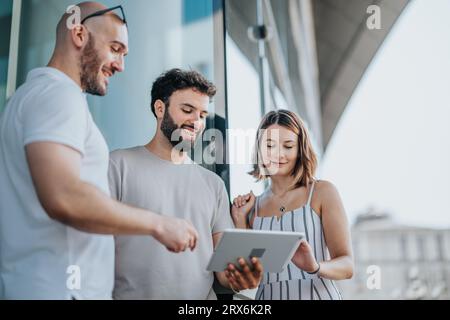 Erfolgreiche Strategie des Urban Business Teams für eine profitable Projektentwicklung Stockfoto