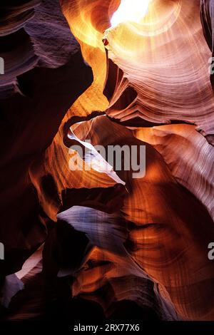 Der Antilope Canyon, Page (AZ) Stockfoto