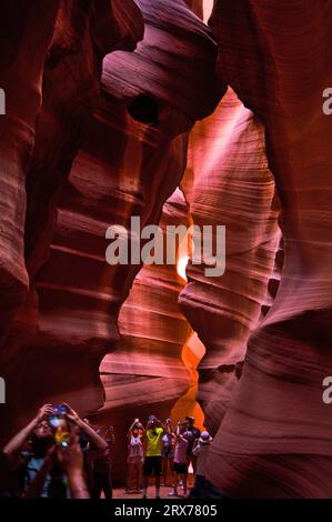 Der Antilope Canyon, Page (AZ) Stockfoto