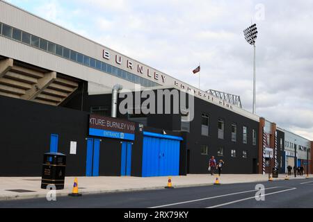 Außenansicht von Turf Moor vor dem Premier League-Spiel Burnley gegen Manchester United im Turf Moor, Burnley, Großbritannien, 23. September 2023 (Foto: Conor Molloy/News Images) Stockfoto