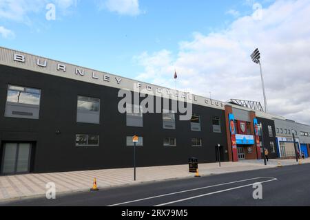 Außenansicht von Turf Moor vor dem Premier League-Spiel Burnley gegen Manchester United im Turf Moor, Burnley, Großbritannien, 23. September 2023 (Foto: Conor Molloy/News Images) Stockfoto