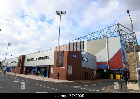 Außenansicht von Turf Moor vor dem Premier League-Spiel Burnley gegen Manchester United im Turf Moor, Burnley, Großbritannien, 23. September 2023 (Foto: Conor Molloy/News Images) Stockfoto