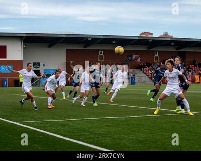 Glasgow, Schottland, Vereinigtes Königreich. 21. August 2022: UWCL-Gruppenfinale zwischen AS Roma Femminile und Paris Féminines FC. Stockfoto