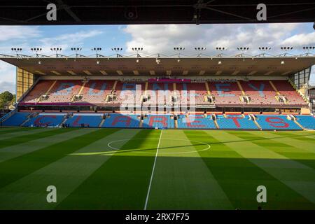 Burnley, Großbritannien. Samstag, 23. September 2023.Allgemeine Ansicht von Turf Moor während des Spiels der Premier League zwischen Burnley und Manchester United im Turf Moor, Burnley am Samstag, 23. September 2023. (Foto: Mike Morese | MI News) Credit: MI News & Sport /Alamy Live News Stockfoto