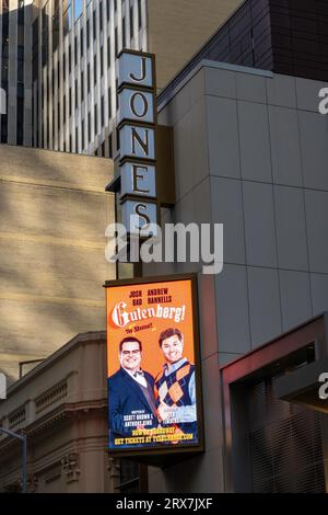 Das James Earl Jones Theater war früher The Cort, 2023, NYC, USA Stockfoto