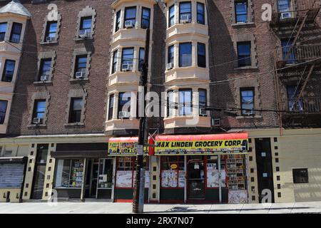 Linden St. Yonkers NY Stockfoto