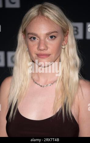 Aine Rose Daly nimmt am Donnerstag, den 14. September 2023, am BFI Southbank, London, England, UK, am Premiere-Screening der BBC Drama Series „Boiling Point“ Teil. Stockfoto