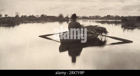 Life and Landscape on the Norfolk Broads - bringt das schoof-Stuff mit nach Hause. Peter Henry Emerson. 1885–86. Stockfoto