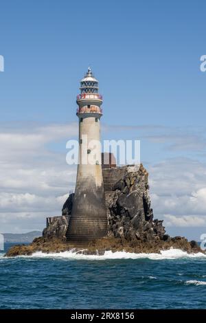 Fastnet Lighthouse oder „Ireland's Teardrop“, West Cork, Irland. Stockfoto